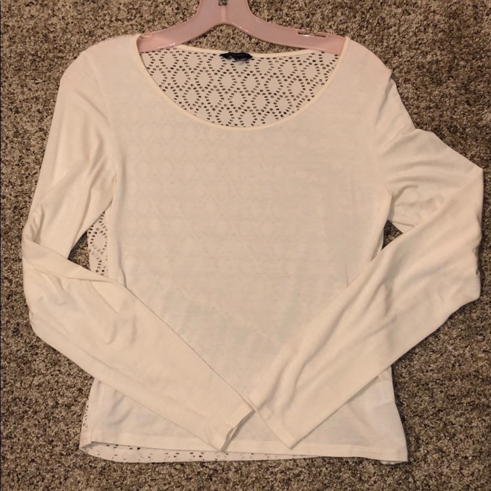 Aeropostale white long sleeve shirt